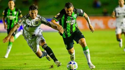América e Atlético ficaram no 1 a 1 em partida do Brasileirão