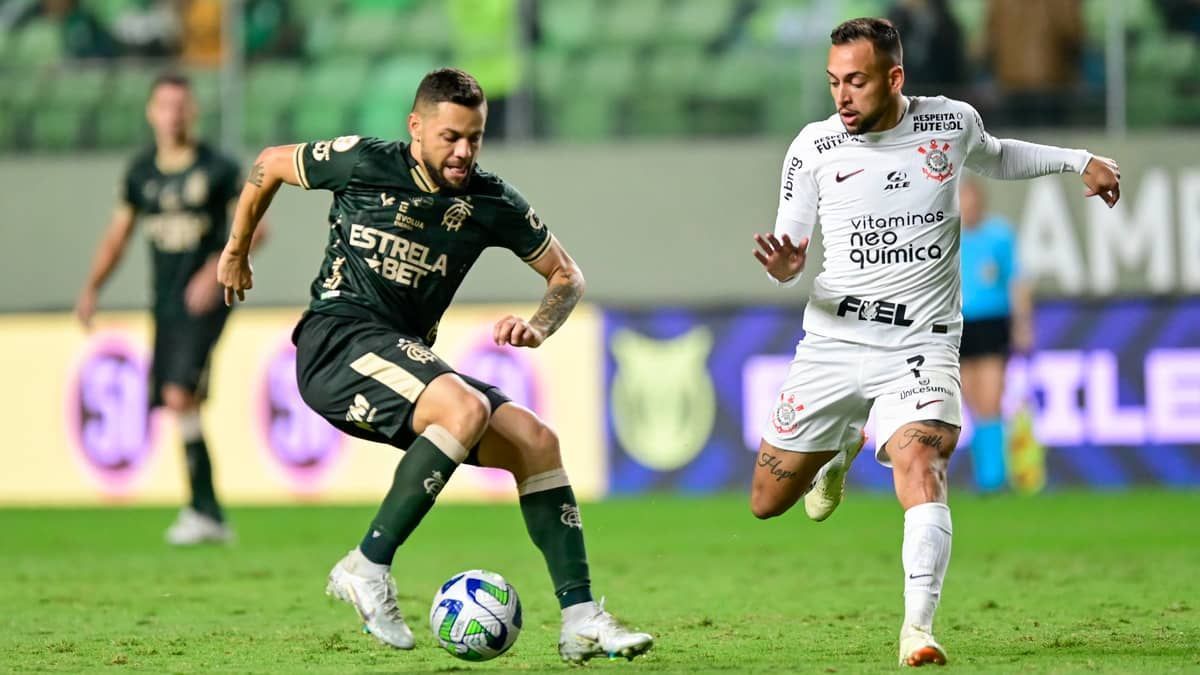 América x Corinthians: prováveis times para jogo pela Copa do Brasil