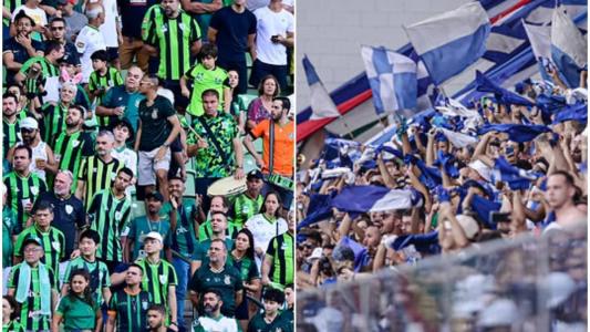 América e Cruzeiro medirão forças no domingo (14), às 18h30, no Independência