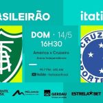 América x Cruzeiro: assista, ao vivo, à transmissão da Itatiaia