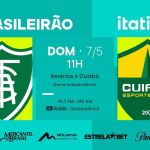 América x Cuiabá: assista, ao vivo, à transmissão da Itatiaia