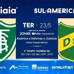 América x Defensa y Justicia: assista, ao vivo, à transmissão da Itatiaia