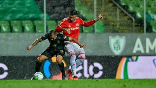 América e Inter fizeram uma das quartas de final da Copa do Brasil em 2020, com classificação americana nos pênaltis