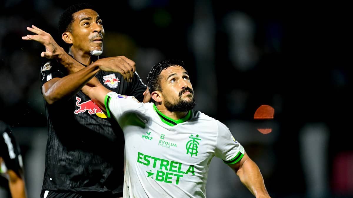 América busca empate com o Bragantino e soma 1º ponto na Série A