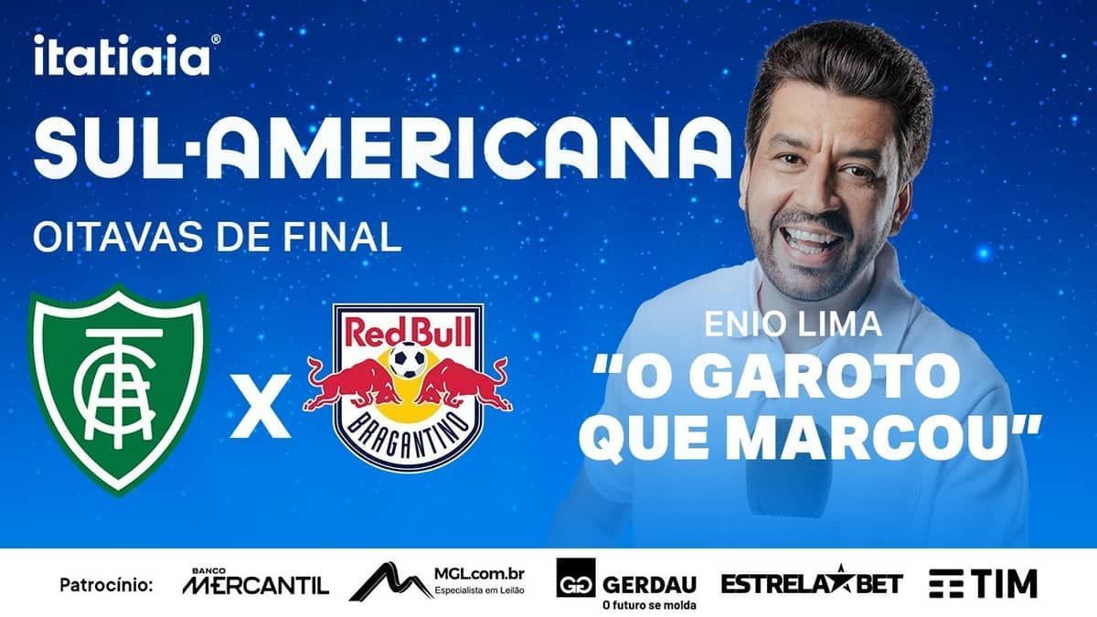 América x RB Bragantino: assista, ao vivo, à transmissão da Itatiaia