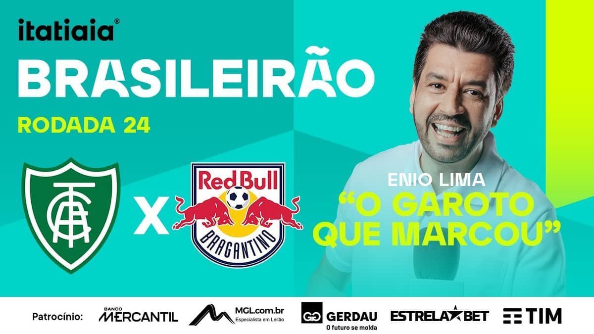 América x RB Bragantino: assista, ao vivo, à transmissão da Itatiaia