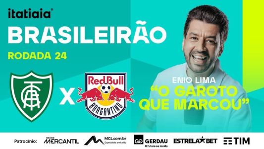 América e RB Bragantino se enfrentam pelo Campeonato Brasileiro