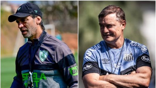 América e Santos fazem duelo de desesperados na Série A