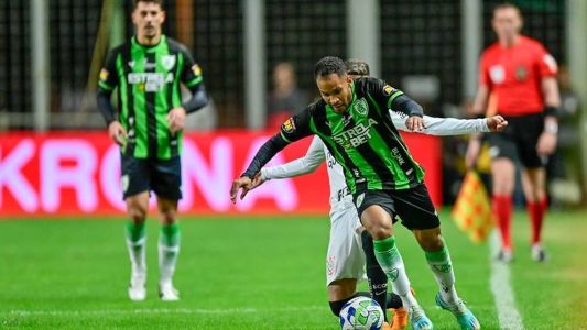 América é vice-lanterna do Brasileirão