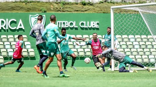 América fechou, nessa sexta (10), a preparação para o duelo contra o Democrata-GV