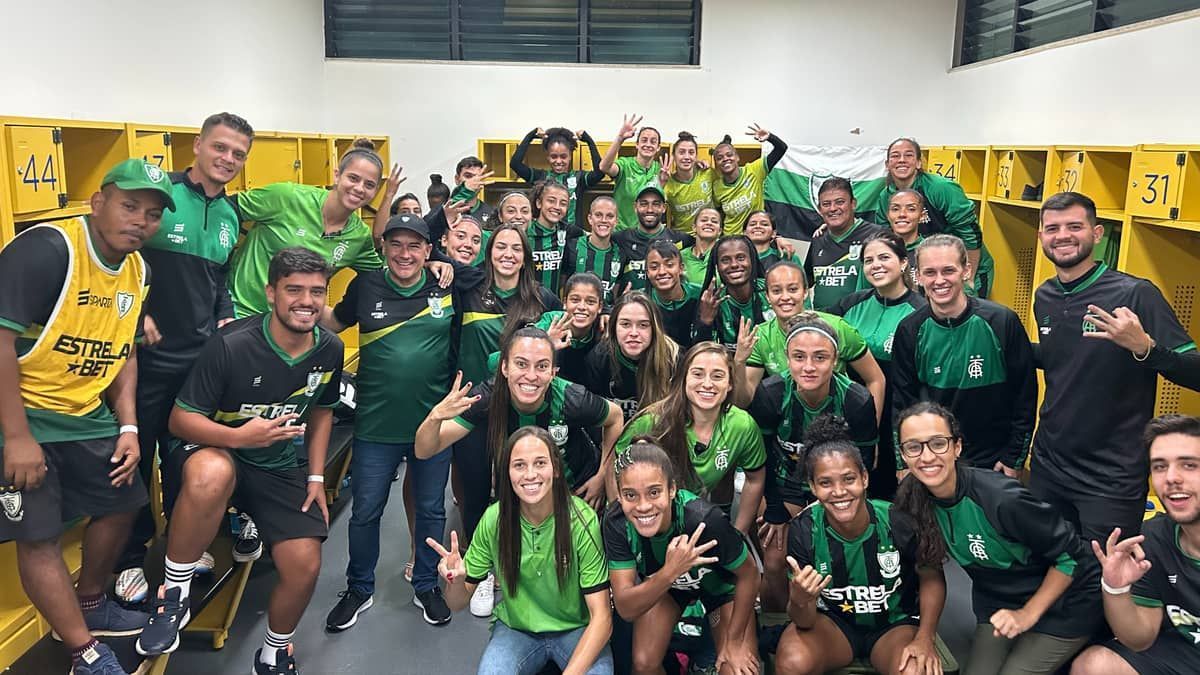 América goleia por 10 a 1 na Série A2 do Campeonato Brasileiro Feminino