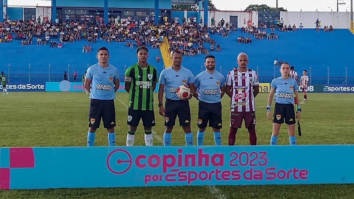 América goleia Vocem na Copinha, passa em primeiro no grupo e aguarda próximo adversário