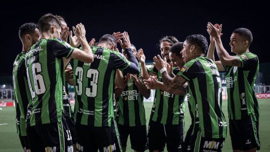 América goleou Peñarol em estreia na Copa Sul-Americana