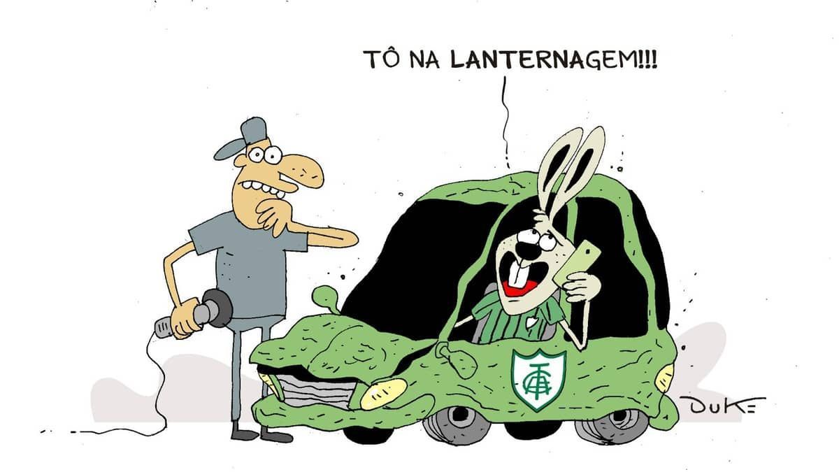Charge do Duke: América na lanterna do Campeonato Brasileiro