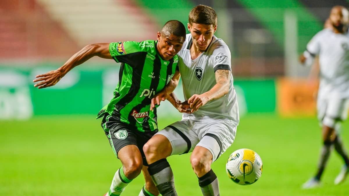 América defende tabu histórico diante do Botafogo na Série A