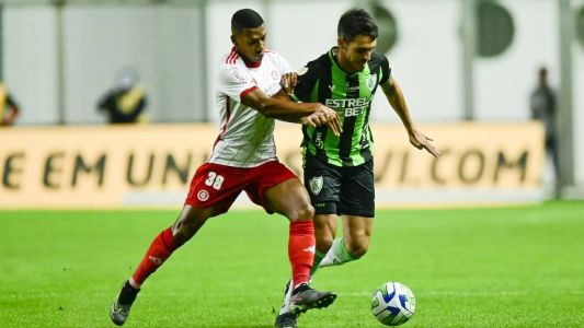 América perdeu para o Inter neste domingo por 2 a 1
