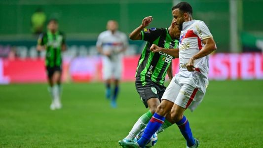América perdeu por 3 a 1 para o Fortaleza na noite desta quinta-feira