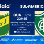 Defensa y Justicia x América: acompanhe a Sul-Americana ao vivo na Itatiaia