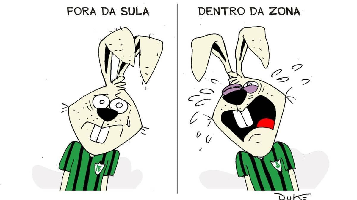 Charge do Duke: América cai na Sul-Americana e volta à dura realidade da Série A