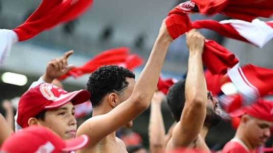 Torcedores do América-RN nas arquibancadas da Arena das Dunas, em Natal