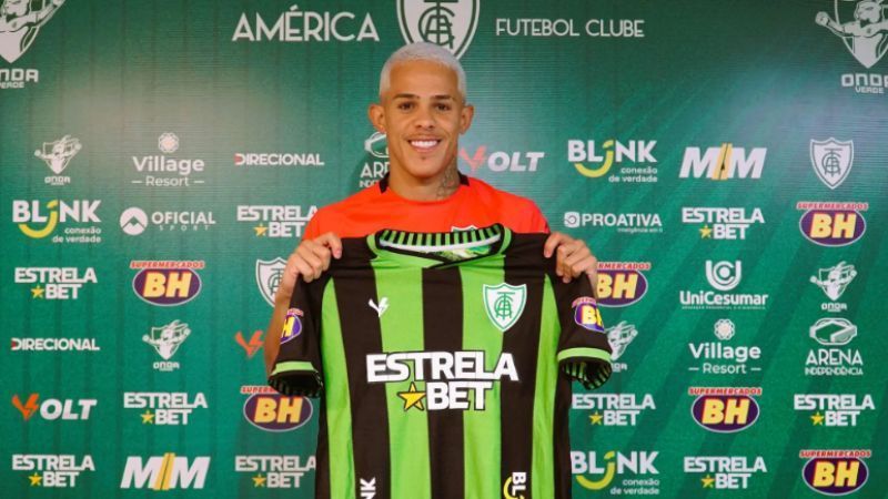 América anuncia contratação de volante Wallisson, ex-Cruzeiro