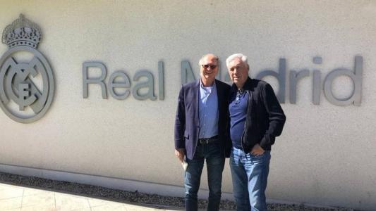 Amigos se reuniram no Real Madrid-ESP em 2022