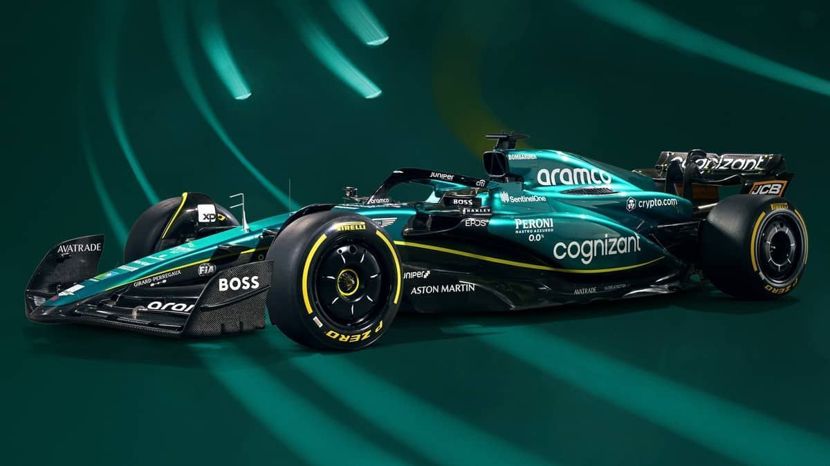 Aston Martin apresenta novo carro para a temporada de 2023 da Fórmula 1