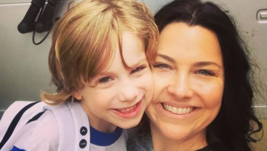Amy Lee trouxe o filho, Jack Lion Hartzler, para acompanhar shows no Brasil