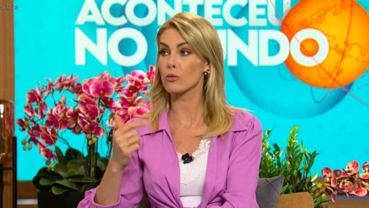 Ana apresentou o 'Hoje em Dia' nesta segunda (13) ao lado de Renata e César Filho