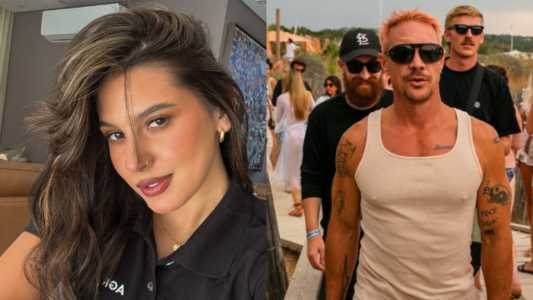 Diplo comentou na foto de Ana Castela