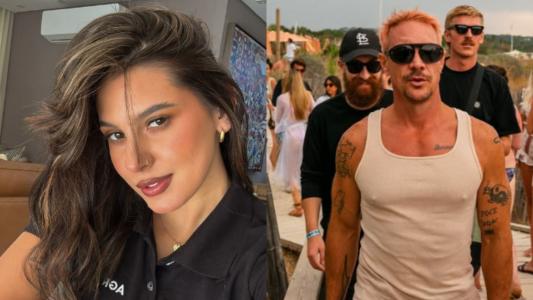 Diplo comentou na foto de Ana Castela