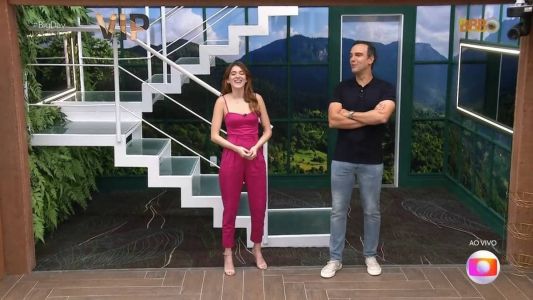 Ana Clara Lima e Tadeu Schmidt mostraram como está a casa mais vigiada do país