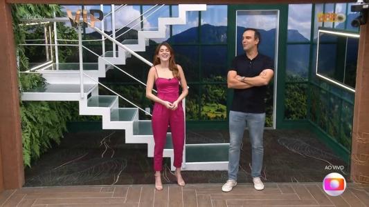 Ana Clara Lima e Tadeu Schmidt mostraram como está a casa mais vigiada do país