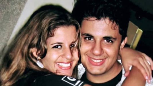 Ana Cristina Araújo e o irmão, Cristiano Araújo