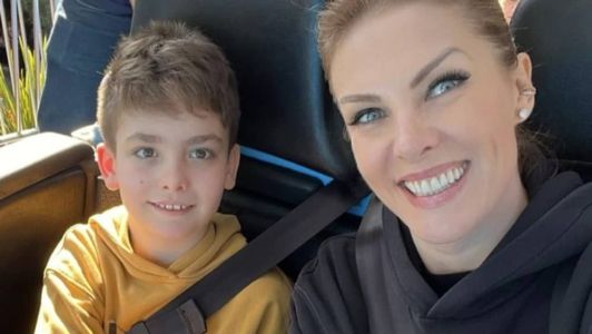 Ana Hickmann e o filho, de 10 anos