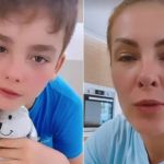 Ana Hickmann aparece ao lado do filho após ser agredida pelo marido e faz revelação