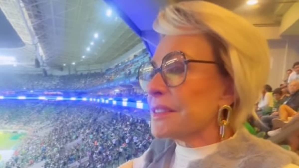 Vídeo: Ana Maria Braga vai às lágrimas ao se lembrar do pai em partida do Palmeiras
