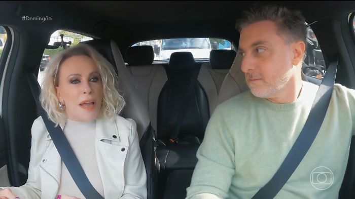 Ana Maria Braga em conversa com Luciano Huck 