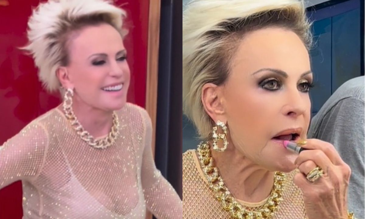 Ana Maria Braga mostra preparação para programa especial: 'Que nem a Beyoncé'