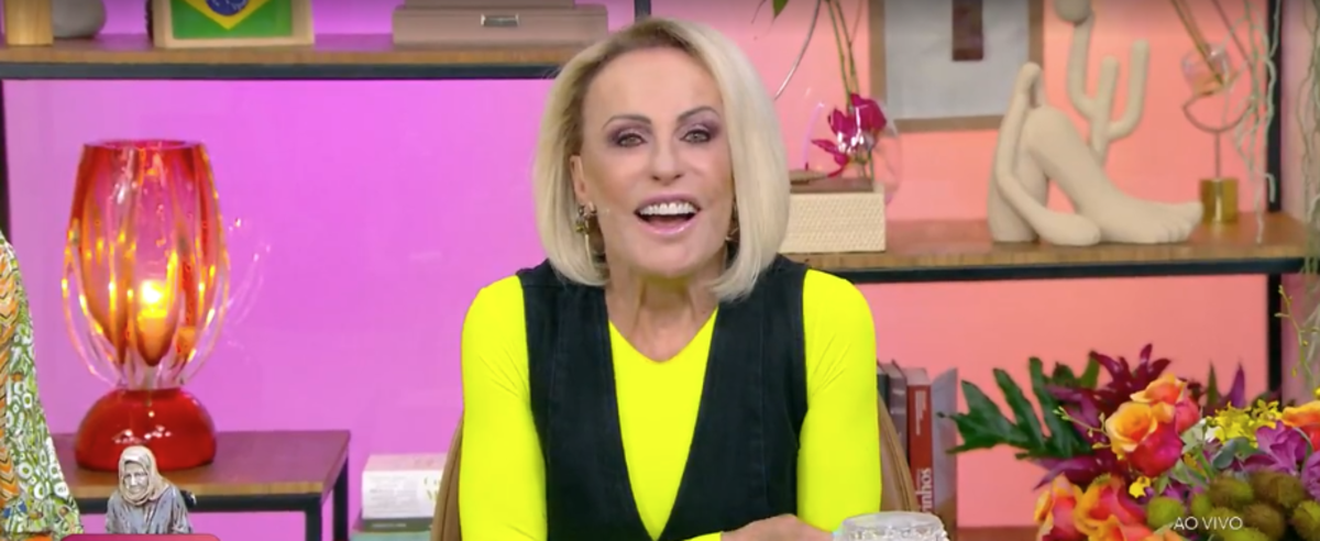 Ana Maria Braga retorna ao 'Mais Você' após dois dias afastada tratando problema de saúde