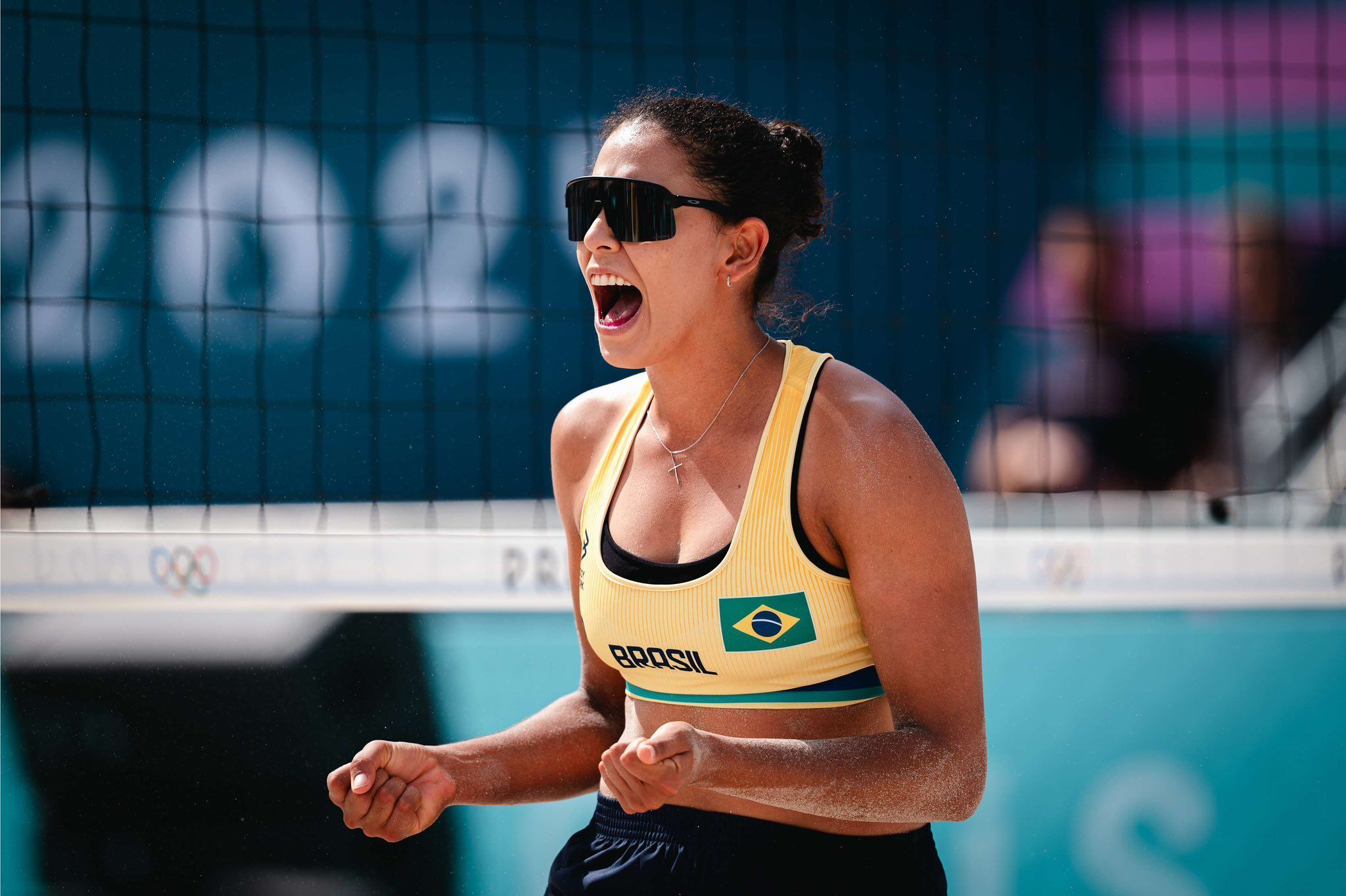 Paris 2024: Ana Patrícia e Duda batem dupla egípcia em estreia no vôlei de praia