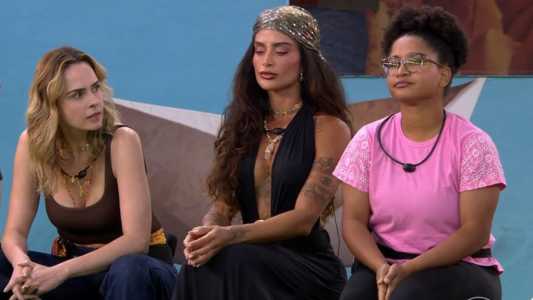 Ana Paula, Aline e Milena durante o Sincerão