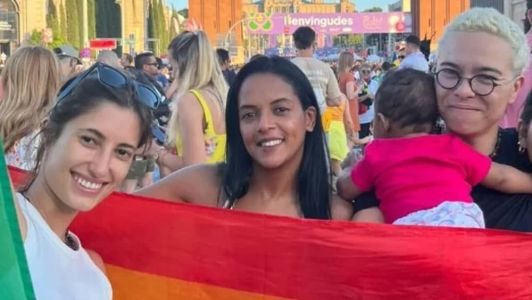 Ana Paula, Vanessa e Maria Gadu em foto com a filha