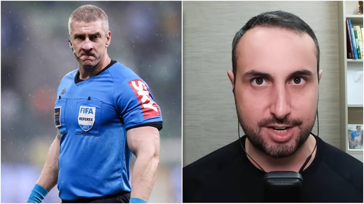 Natural ou 'fake natty'? Influenciador avalia físico do árbitro Anderson Daronco