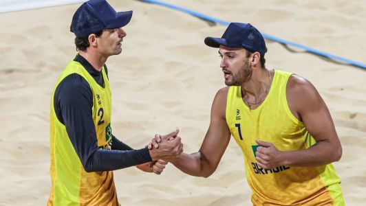 André e George disputam o ouro no vôlei de praia