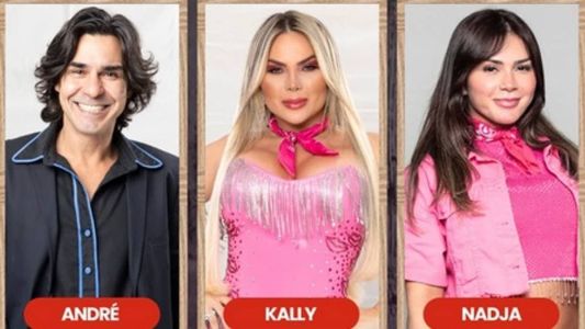 André, Kally e Nadja estão na Roça