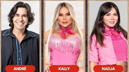 André, Kally e Nadja estão na Roça