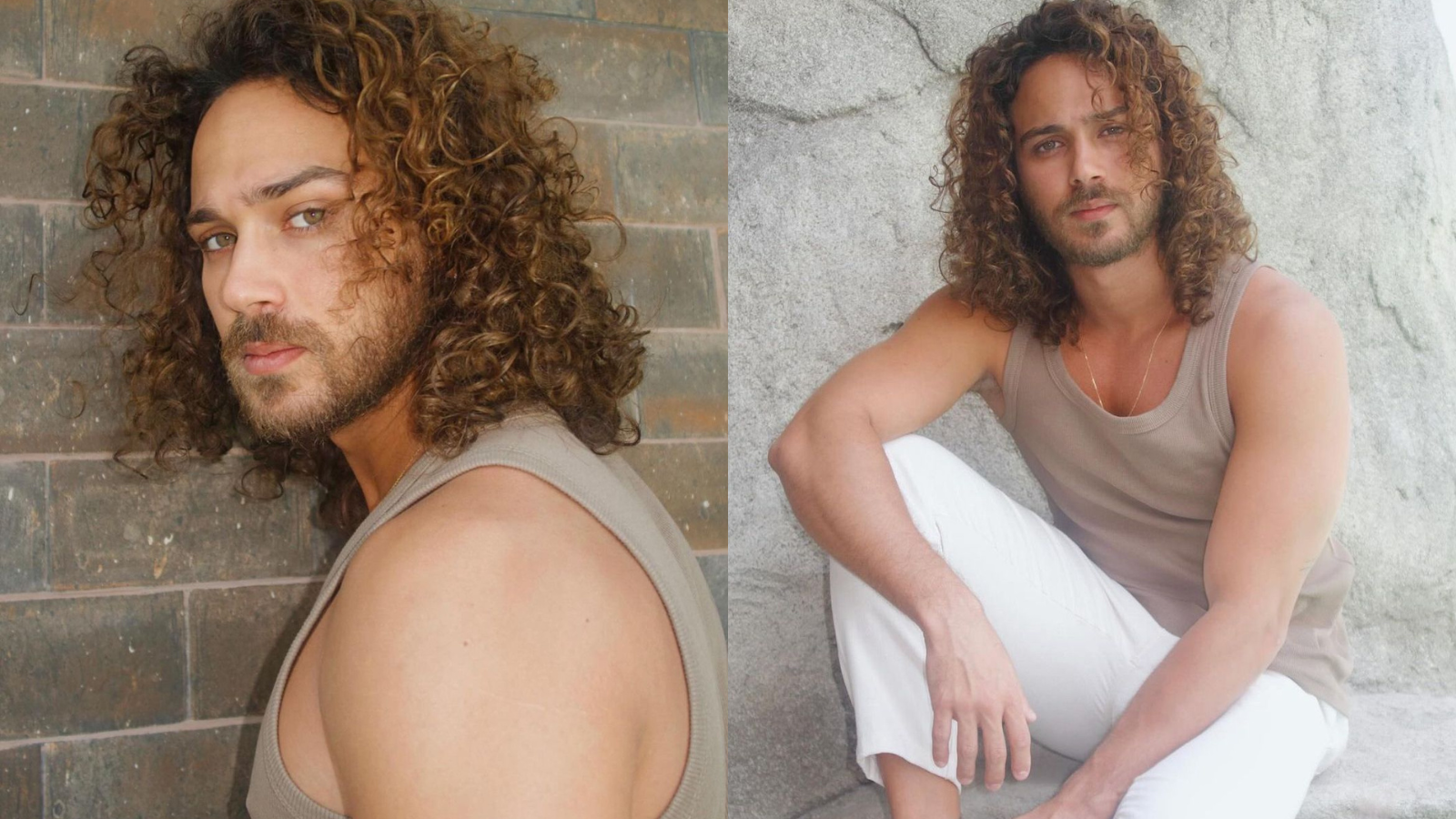 Com aplique no cabelo, marido de Larissa Manoela mostra novo visual para estreia em novela