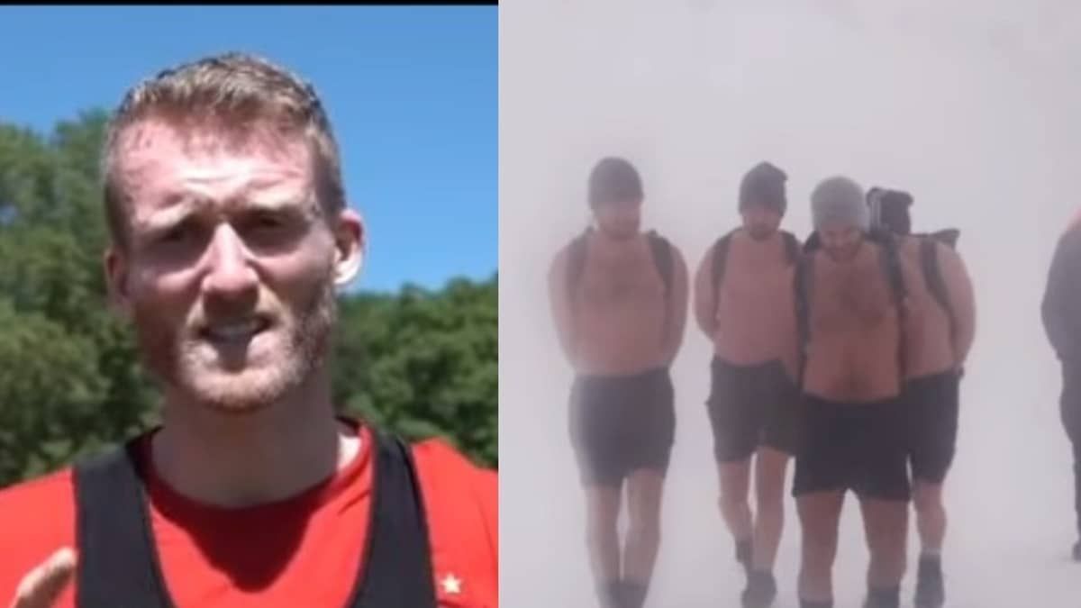 Carrasco do Brasil no 7 a 1 escala montanha a -19 graus, sem camisa 