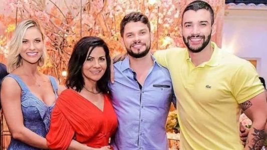 Andressa Suita, Suely Suita, Alexandre Suita e Gusttavo Lima